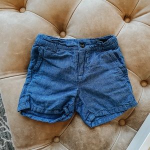 💙 Janie & Jack 2T Linen/Cotton Mix Short 💙